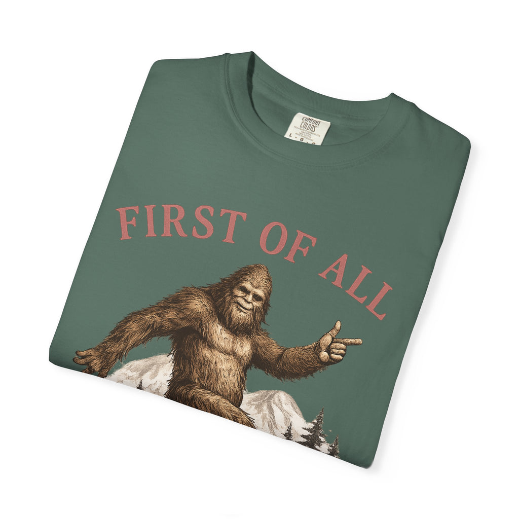 Vintage Sasquatch T-Shirt — "First of All, I’m a Delight" Graphic Tee