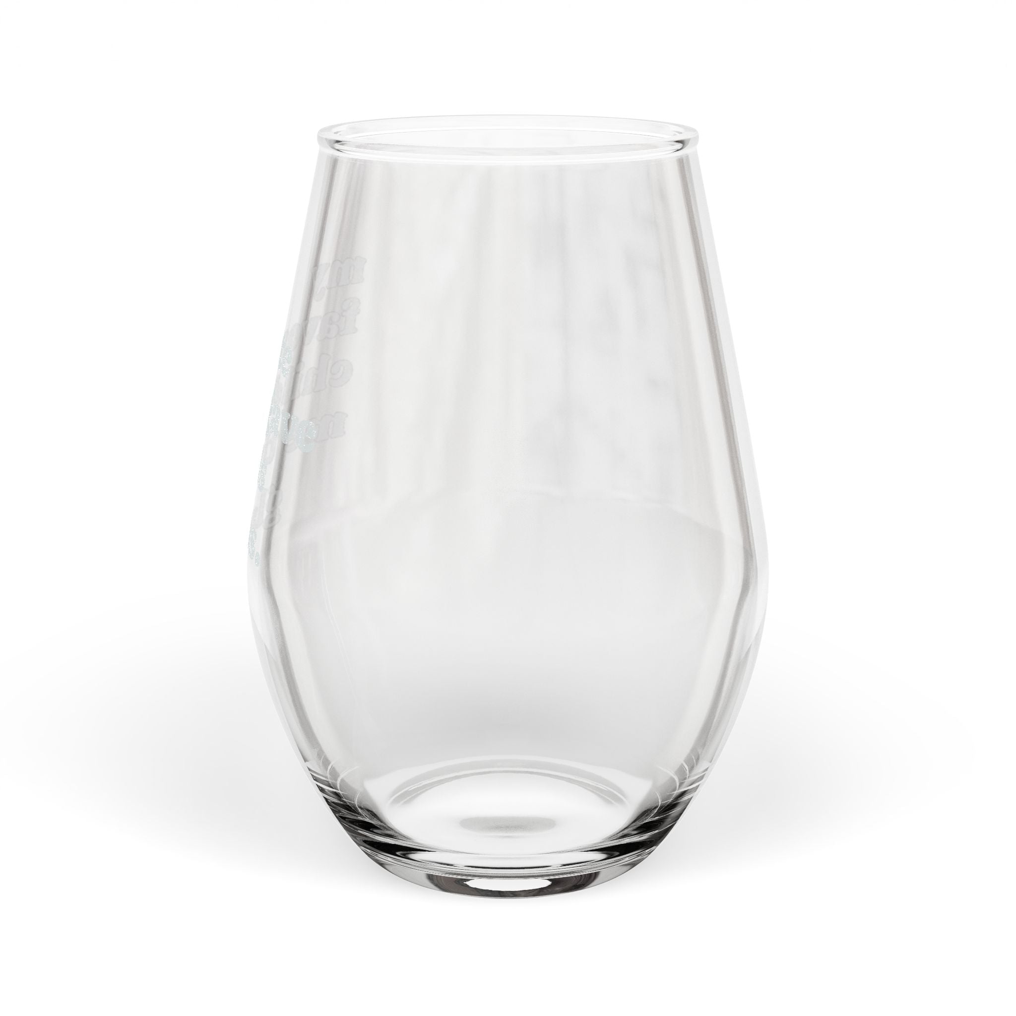 Engraved Stemless Wine Glass – “My Favorite Child Gave Me This Glass” – 11.5oz Gift