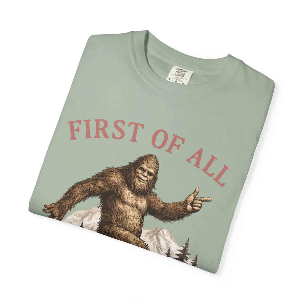 Vintage Sasquatch T-Shirt — "First of All, I’m a Delight" Graphic Tee