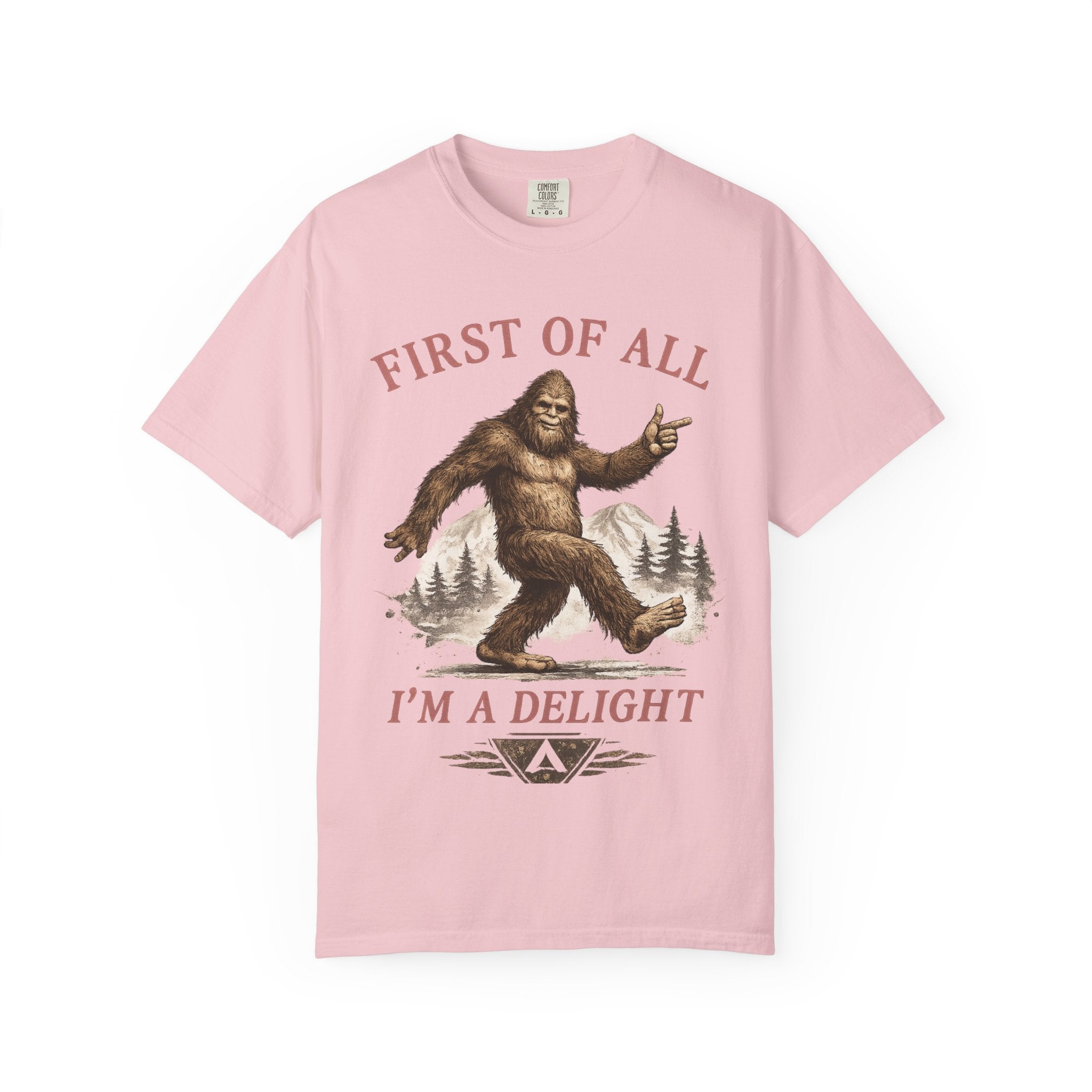 Vintage Sasquatch T-Shirt — "First of All, I’m a Delight" Graphic Tee