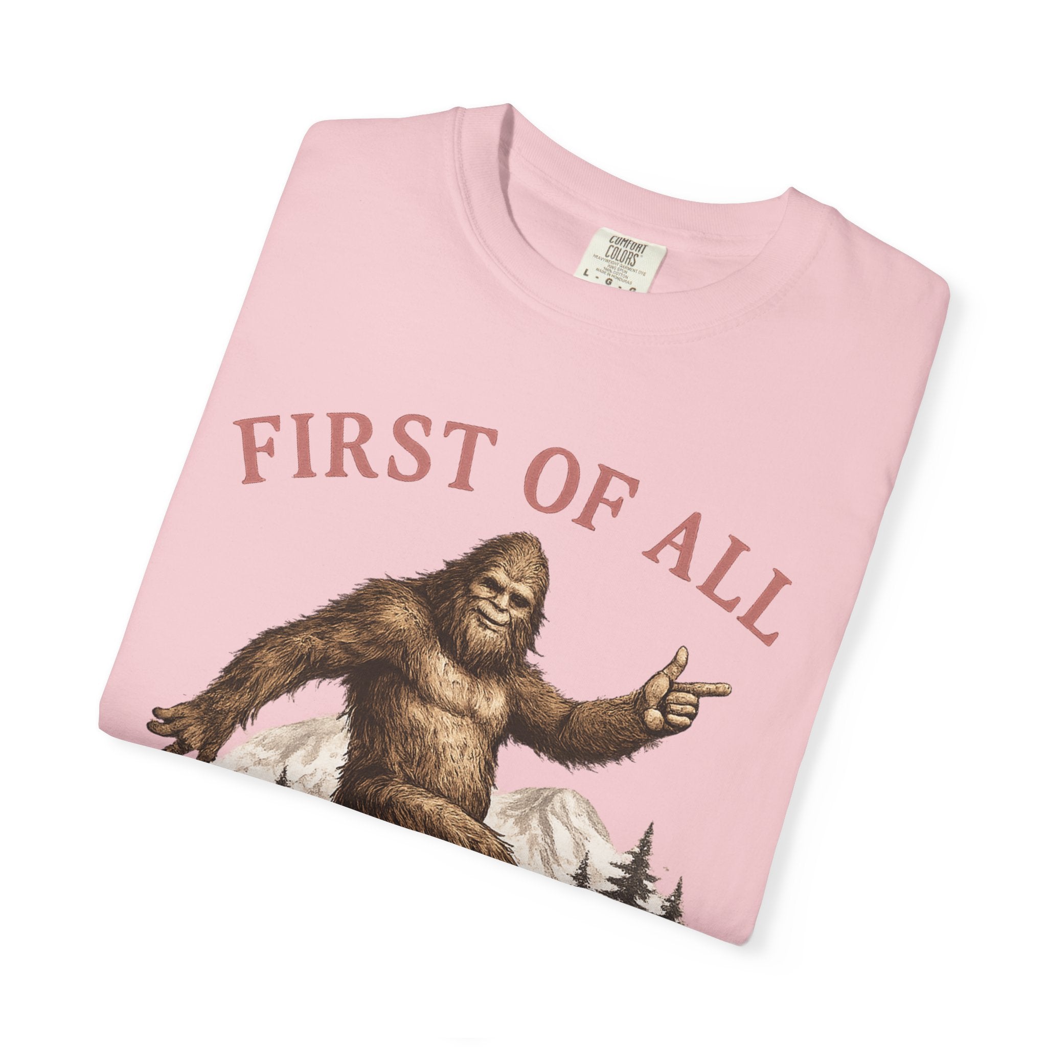 Vintage Sasquatch T-Shirt — "First of All, I’m a Delight" Graphic Tee