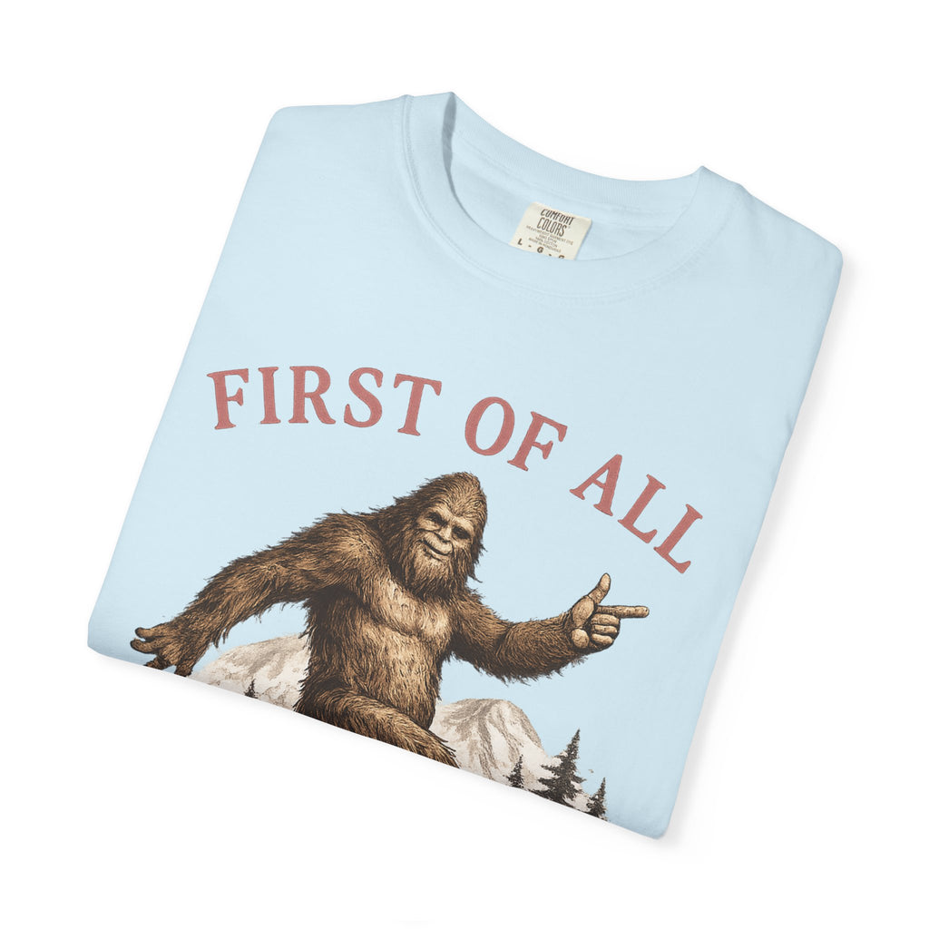 Vintage Sasquatch T-Shirt — "First of All, I’m a Delight" Graphic Tee