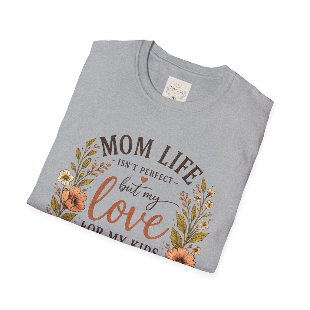 Mom Life Floral T-Shirt — "My Love for My Kids is Endless" Mother's Day Tee
