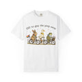 T-Shirt — “Off to Gay the Pray Away” Bicycle Animal Pride Tee