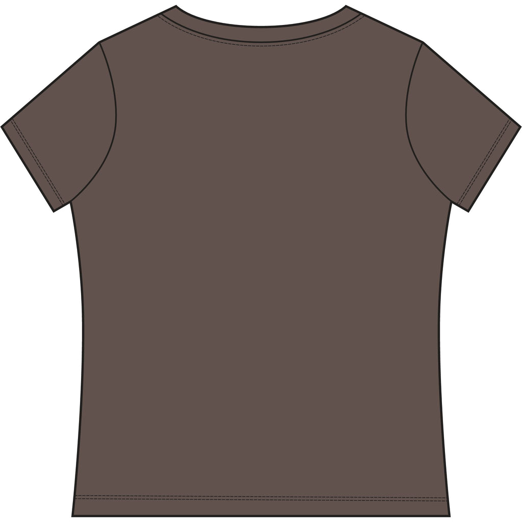Women's V-Neck Tee — "First of All I'm a Delight" Bigfoot Graphic
