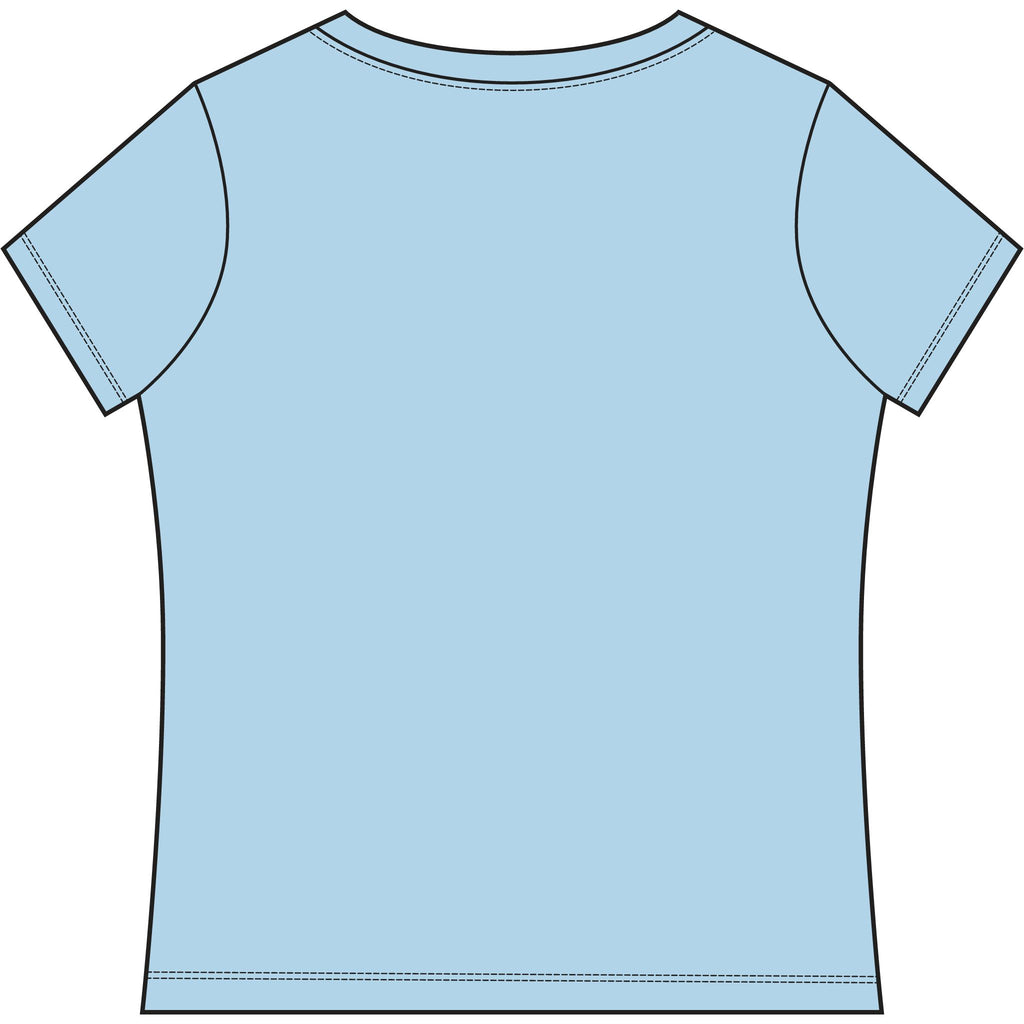 Women's V-Neck Tee — "First of All I'm a Delight" Bigfoot Graphic
