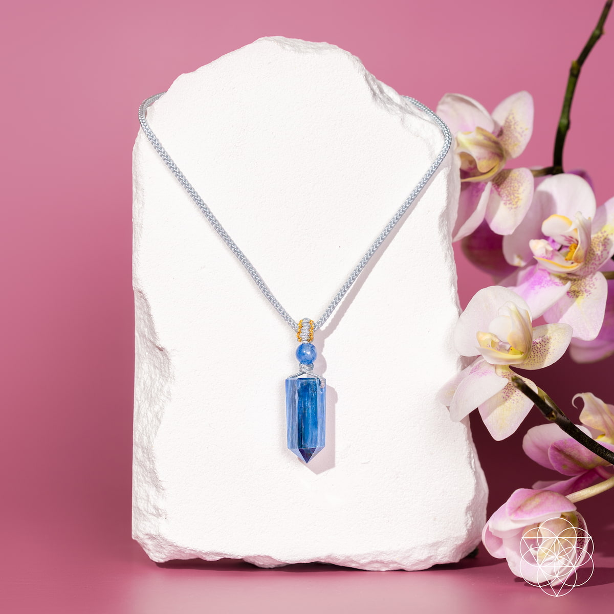 The Aura Shield - Rare Kyanite Pendant